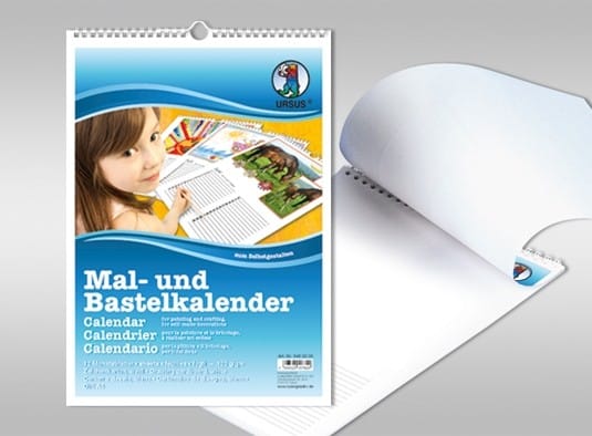 Ursus Mal Und Bastelkalender Din Kalender Zum Selbstgestalten Gunstig Kaufen Bejol Bastelshop