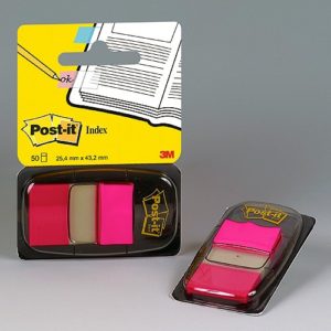 Post-it Index Standard 680-21 PINK, 50 Stück