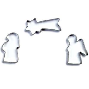 3er-Set Ausstechformen Weihnachten, 6-7cm