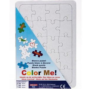 Blanko Puzzle zum Bemalen, Format A5, 20 Teile