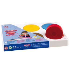 Tempera Pucks Tablette mit 6 Farbblöcken 44mm