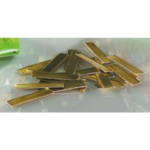 Verschluss Clips, Beutel-Klipse für Zellglasbeutel - Folia Verschluss-Klipse gold 3cm, 25 Stück