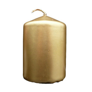 Eika Kerzen - Stumpenkerze gold 70/50mm
