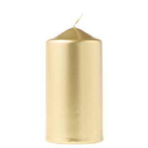 Eika Kerzen - Stumpenkerze gold 110/60mm