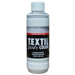 Seidenmalfarbe bügelfixierbar 250ml weiß, Piccolino Textilfarbe für Seide