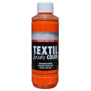 Seidenmalfarbe bügelfixierbar 250ml orange, Piccolino Textilfarbe für Seide