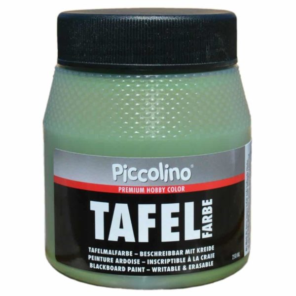 Tafelfarbe Grün 250ml - Piccolino Tafellack bunt für Holz, Karton, Wand | Bejol Bastelshop