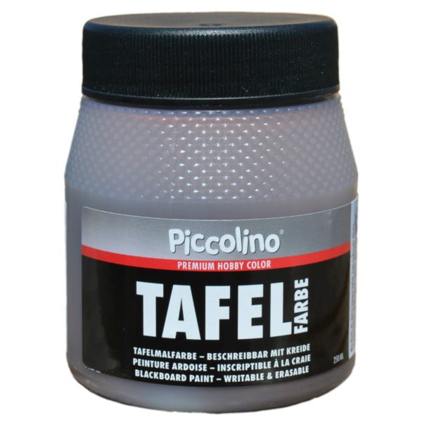 Tafelfarbe Braun 250ml - Piccolino Tafellack bunt für Holz, Karton, Wand | Bejol Bastelshop