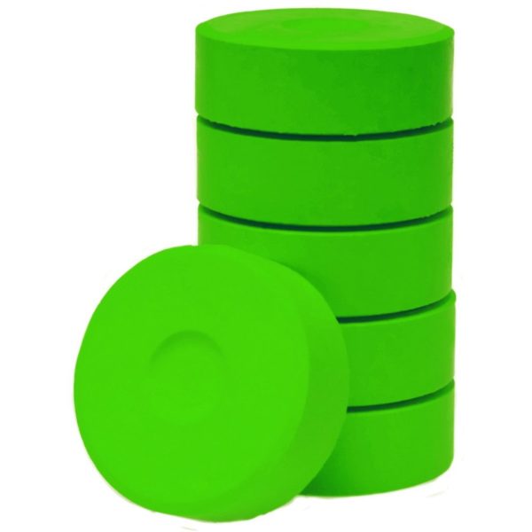 Tempera Pucks Blöcke 55mm hellgrün 6 Stück