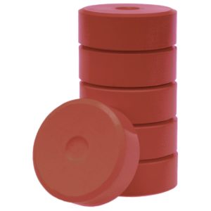 Tempera Pucks Blöcke 55mm hellbraun 5 Stück