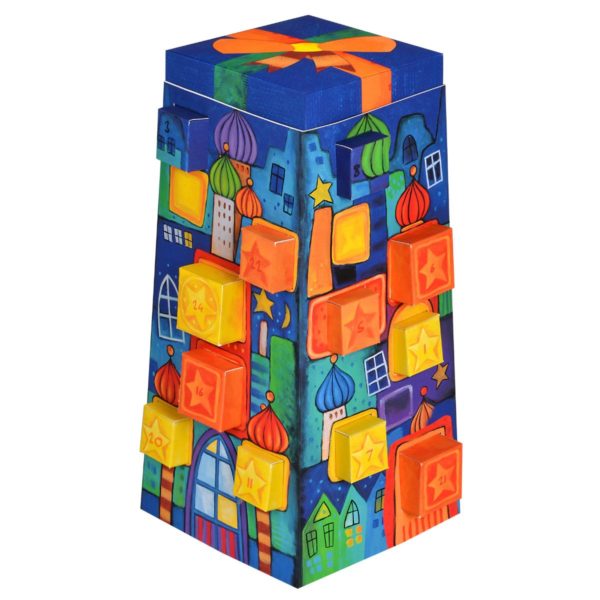 Adventskalender Turm - MAGIC TOWER - zum Basteln und Befüllen, H 41cm | Bejol Bastelshop