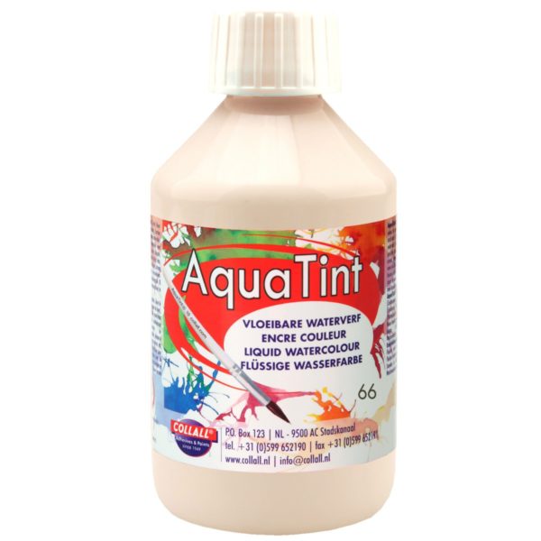 Flüssige Wasserfarbe AquaTint - Farbe weiß - 250ml Flasche | Bejol Bastelshop