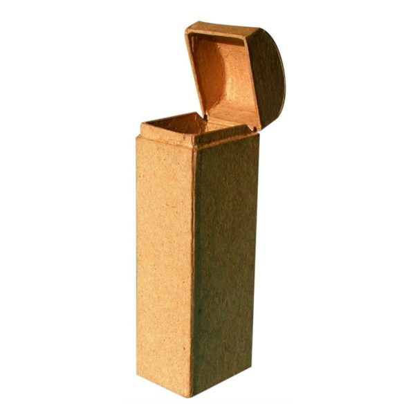 Karton Brillenetui - Pappe natur zum Selbstgestalten & Basteln, 15x5x3,8cm