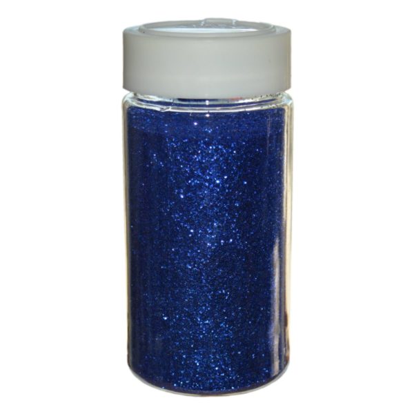 Glitter Blau Großpackung - 250g Streudose - Deko Glitzer/Glimmer zum Basteln | Bejol Bastelshop