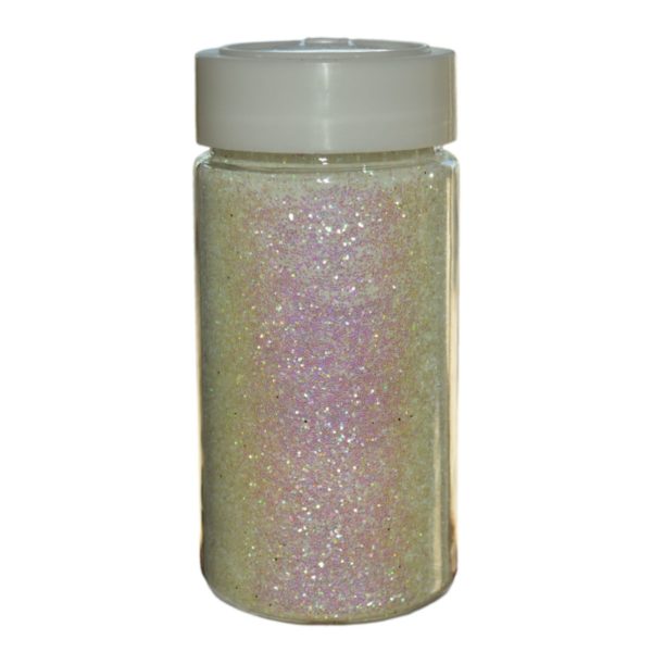 Glitter Weiß Großpackung - 250g Streudose - Deko Glitzer/Glimmer zum Basteln | Bejol Bastelshop