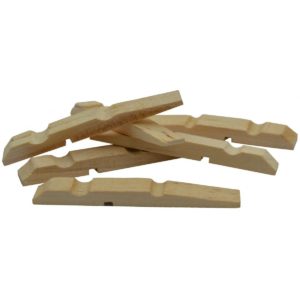 Halbe Wäscheklammern Holz 73mm 100 Stk - Wäscheklammern Hälften zum Basteln