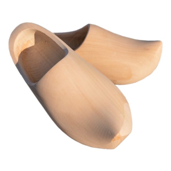 Holländische Holzschuhe 1 Paar - Clogs Klompen natur Gr.39 / Innenlänge 26cm | Bejol Bastelshop