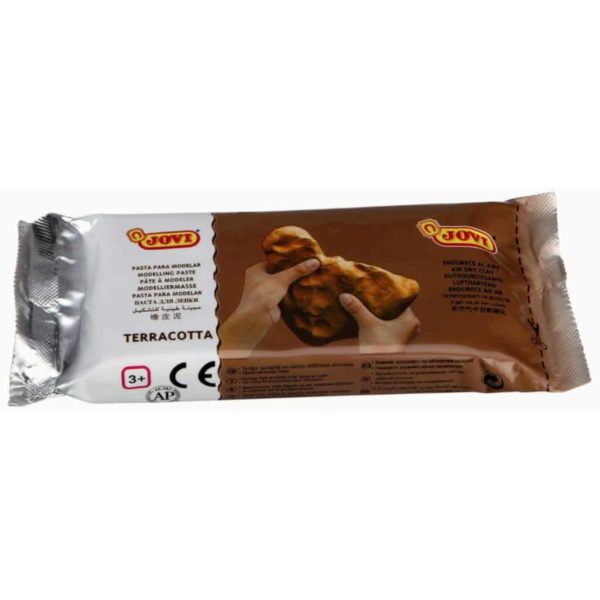 Modelliermasse lufttrocknend 250g terracotta - lufthärtend ohne Brennen | Bejol Bastelshop