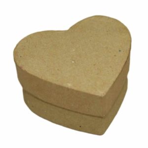 Schachtel Herz - Karton-Schachtel Pappschachtel Herzbox, 56x55x28mm