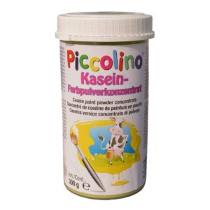 Plakatfarbe Piccolino Kaseinfarbe 300g hellblau - Farbpulver zum Selbstanrühren