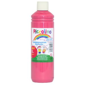 Kinderfarbe Piccolino Kindergarten Malfarbe 500ml, Farbe pink