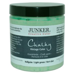 Kreidefarbe Chalky Vintage Color 250ml, Hellgrün - Junker Creative Color