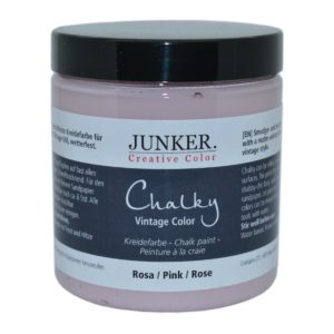 Kreidefarbe Chalky Vintage Color 250ml, Rosa - Junker Creative Color