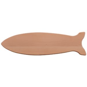 Lachsbrett Holz - Fisch Servierbrett, Fischbrett, Buffet Brett, 65x18x2cm