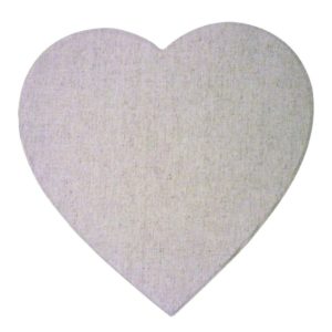 Magnet Leinwand Herz - Magnetwand Memoboard zum selber Gestalten, 40x40cm