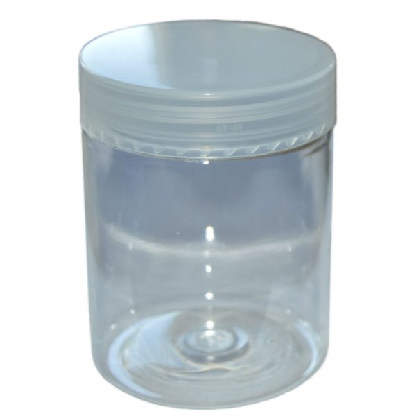 5 PET Dosen mit Deckel zu je 250ml - transparent, glasklar | Bejol Bastelshop