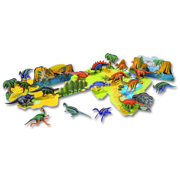 Folia 3D-Modellogic, Dinosaurier basteln, Bastelset 88 Teile | Bejol Bastelshop