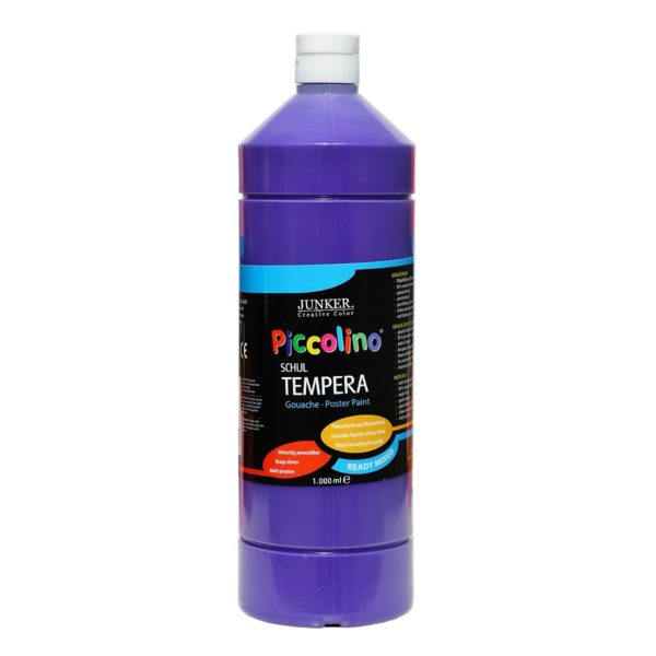 Piccolino Ready Mix Schultempera Farbe Violett 1000 ml | Bejol Bastelshop