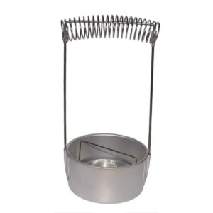 Pinselwascher - Pinselhalter Pinselständer aus Aluminium, Ø 12cm H 22cm