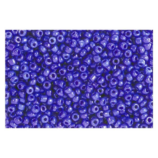 Rocailles violett opak 2,5mm Perlen - 30g (ca. 1.000 Stück) | Bejol Bastelshop