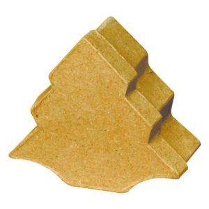 Tannenbaum Schachtel Weihnachten - natur zum Selbstdekorieren, 10x9,5cm