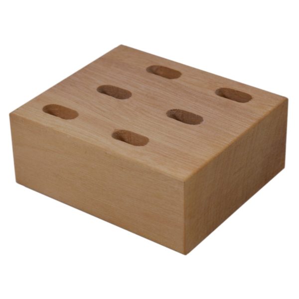 Scherenständer Holz - Pinselhalter Scherenblock Scherenhalter für 6 Scheren | Bejol Bastelshop