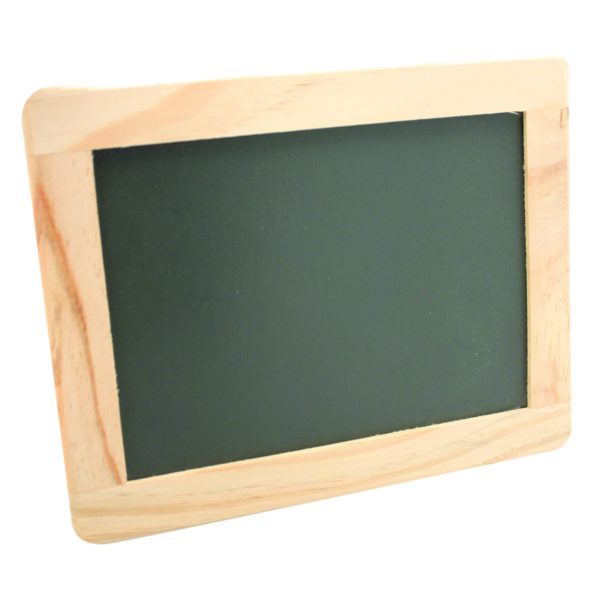 Schreibtafel Schiefer - Tafel mit Holz-Rahmen, 21x17cm | Bejol Bastelshop