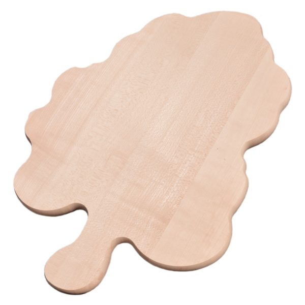 Servierbrett Weinblatt - Käseplatte Wurstplatte Holz natur 43x31cm groß | Bejol Bastelshop