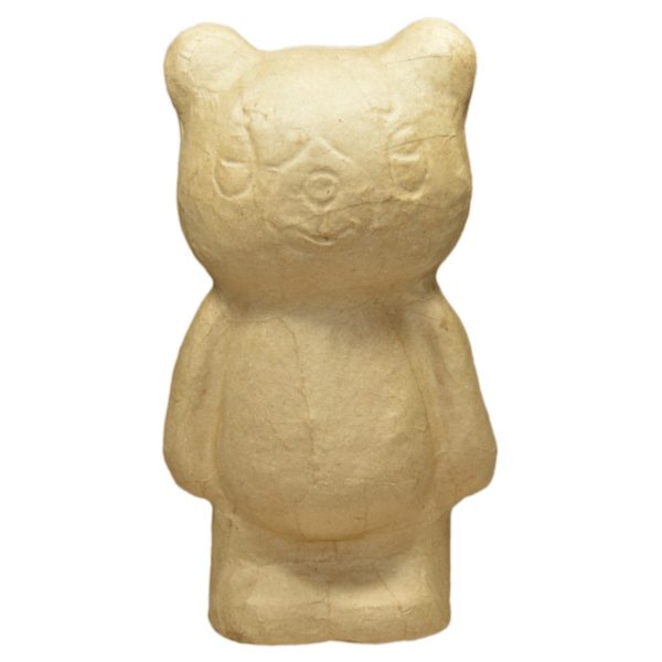 Karton Spardose Bär - Sparbär Sparschwein Bärenspardose Pappe natur, H24cm