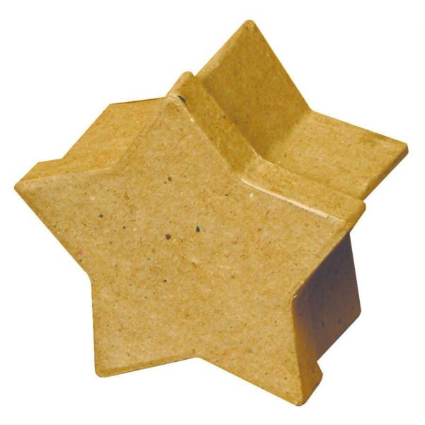 Stern Schachtel - Weihnachten Geschenkkarton Pappschachtel Sternbox, Ø 8cm