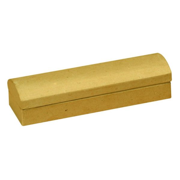 Stifteschachtel - Karton Stiftebox - Pappe natur zum Selbstgestalten 225x70x45mm