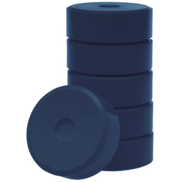 Tempera Pucks Blöcke 55mm schwarz 5 Stück