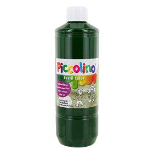 Textilfarbe zum Malen, Piccolino Stoffmalfarbe grün 500ml