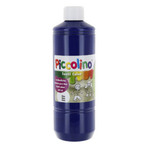 Textilfarbe zum Malen, Piccolino Stoffmalfarbe blau 500ml