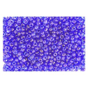 Rocailles Perlen transparent 2,5mm (9/0), violett - 30g (ca. 1.200 Stück)