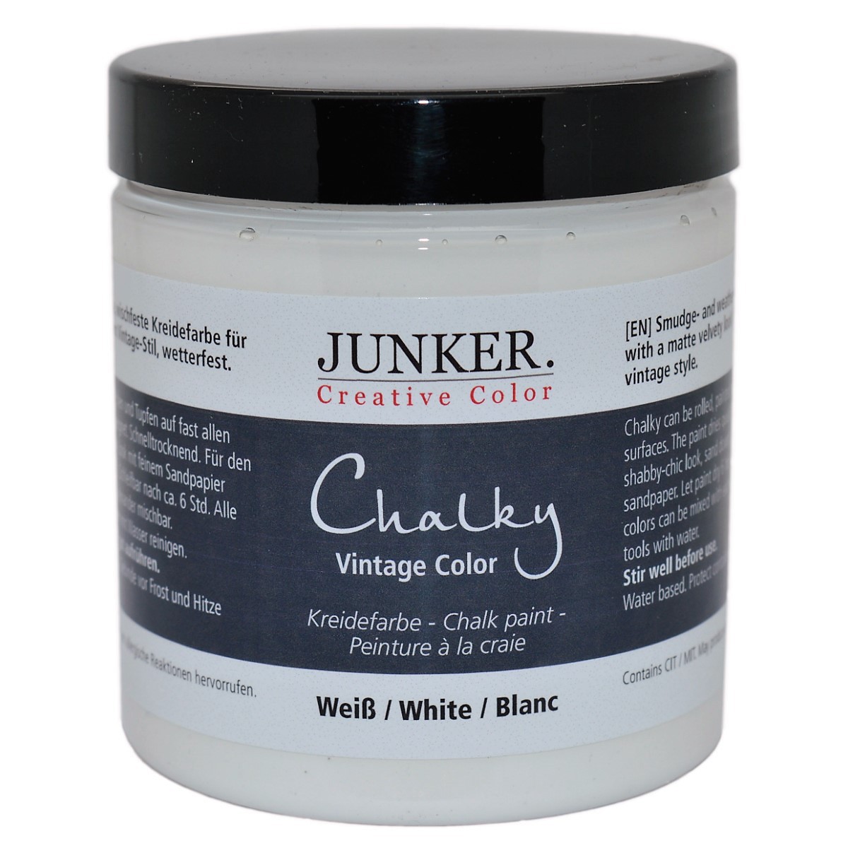Kreidefarbe Chalky Vintage Color 250ml, Weiß - Junker ...