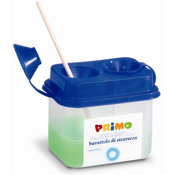 Doppel Pinselbecher - Wasserbecher mit 2 Tanks und Auslaufschutz 350ml | Bejol Bastelshop