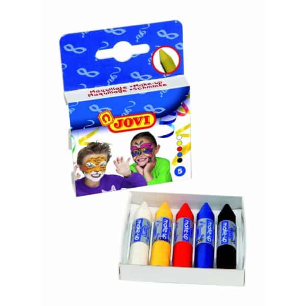 Schminkstifte Set - 5 Farben - Kinder Schminke Karneval Fasching Halloween | Bejol Bastelshop