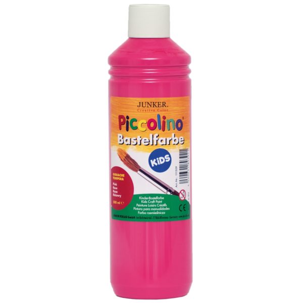 Piccolino Kinder Bastelfarbe pink 500ml