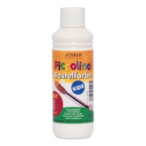 Piccolino Kinder Bastelfarbe weiß 250ml